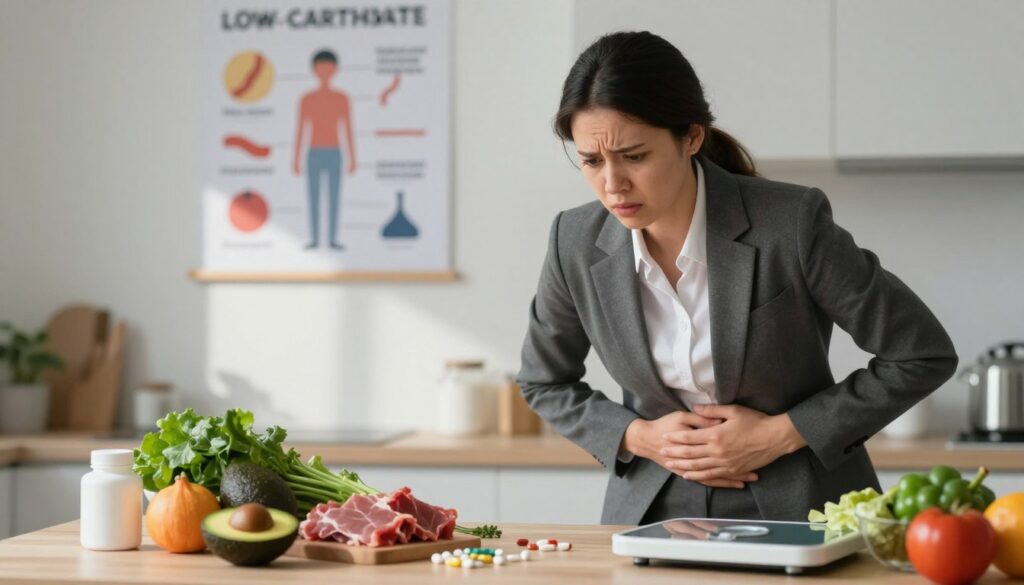 skutki uboczne diety bez węglowodanów