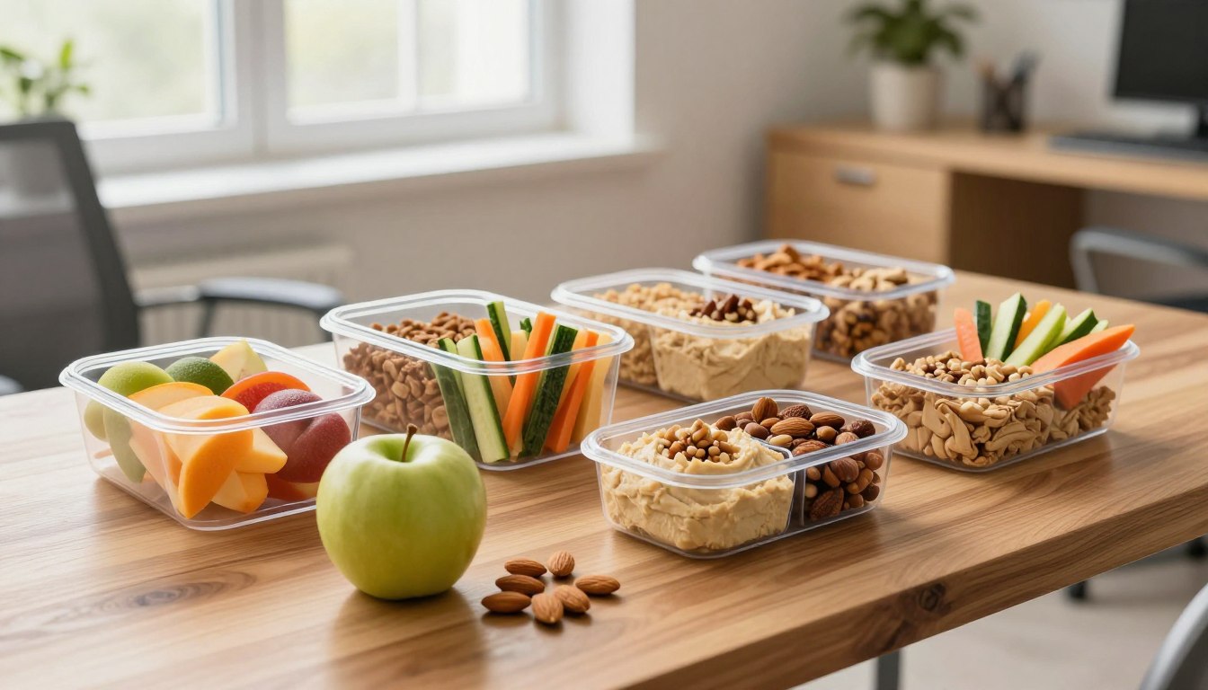 zdrowe przekąski do pracy