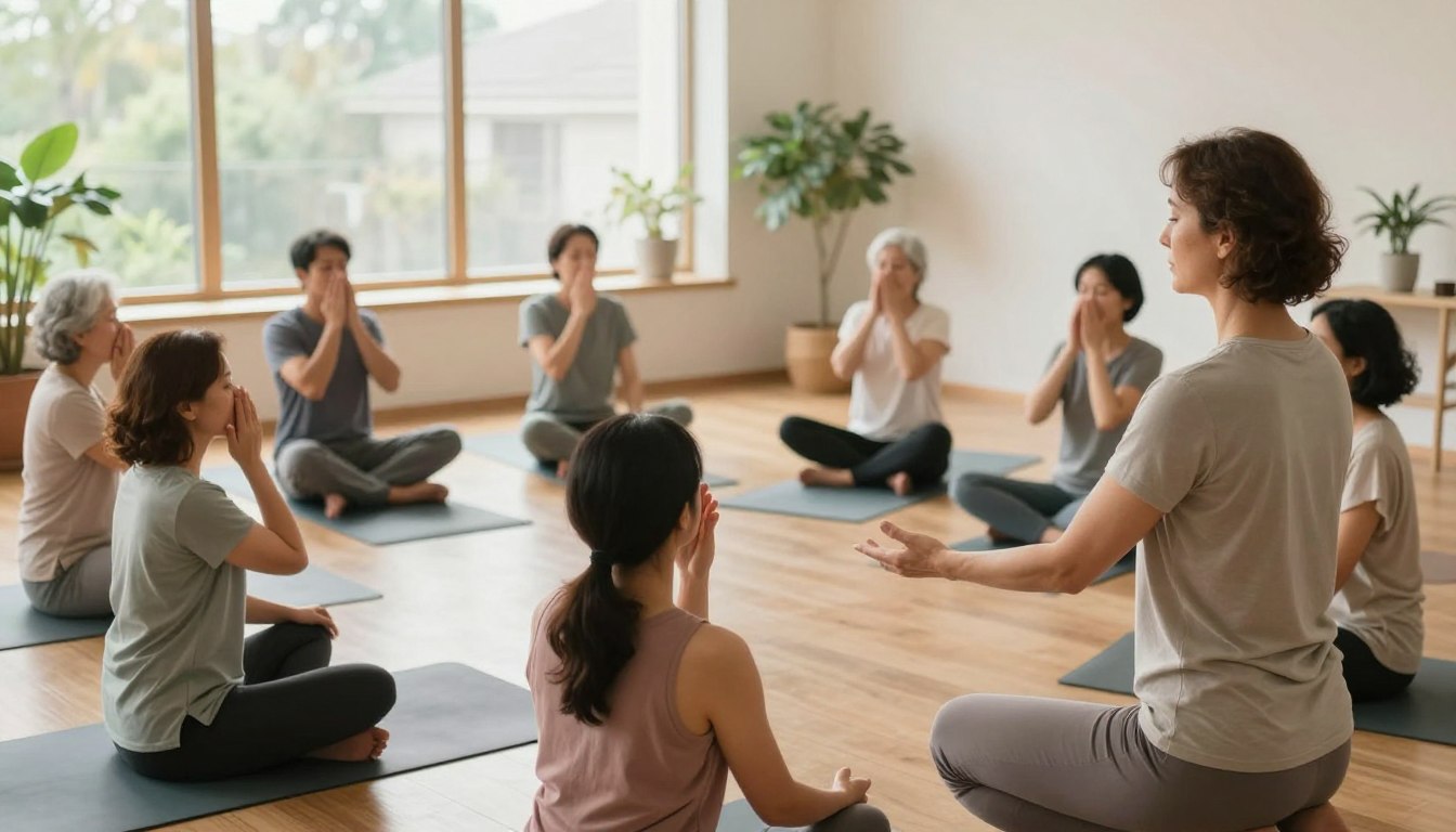 jak oddychać przeponą