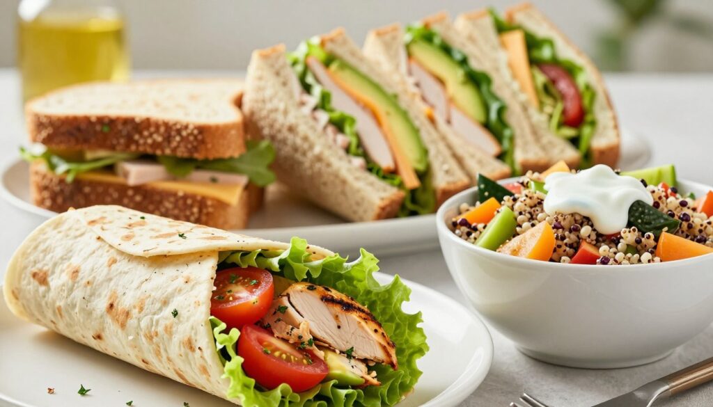 przepisy sałatki wrapy kanapki