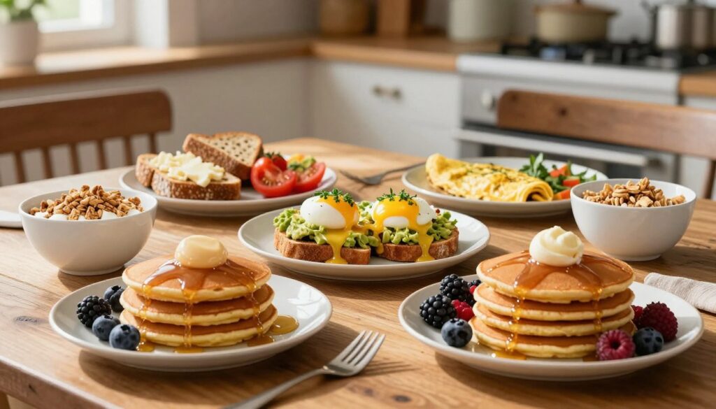 śniadania na słodko i wytrawnie warianty smakowe