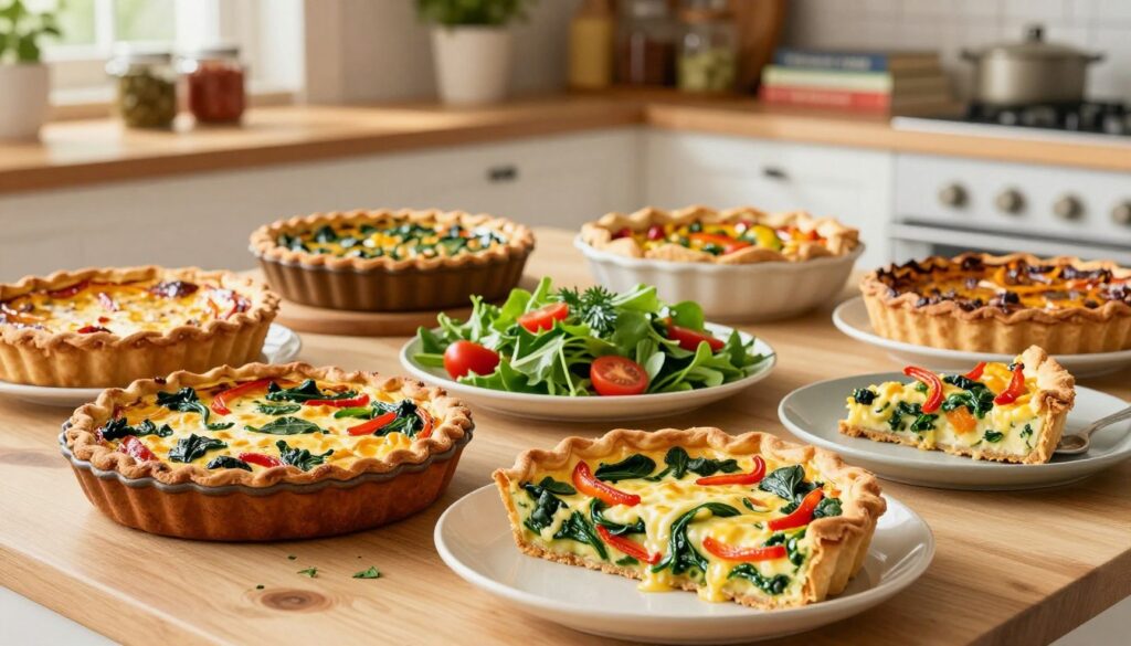 Przepisy na quiche warzywne i inne dania pieczone